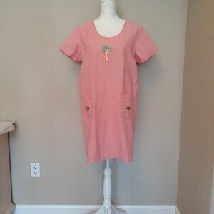 Blue J. Cotton Shift Dress